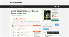 Desktop Screenshot of nosoynormal.com