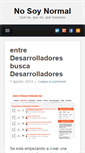 Mobile Screenshot of nosoynormal.com